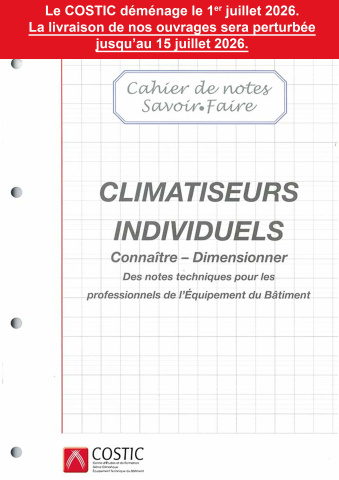 Cahier de notes savoir faire Climatiseurs individuels
