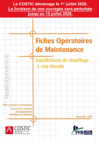 Fiches Opératoires de Maintenance Installations chauffage à eau chaude