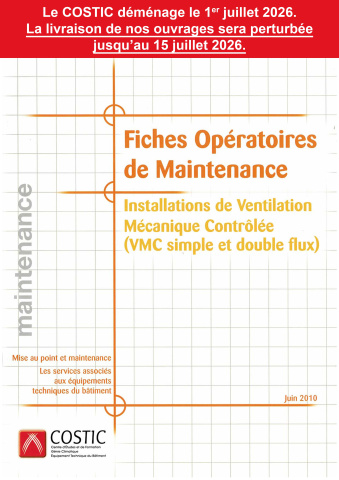 Fiches Opératoires de Maintenance Installations VMC