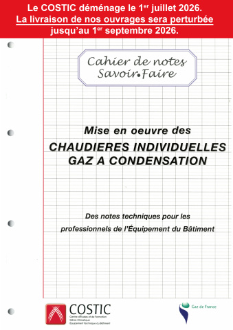  Cahier de notes savoir faire Chaudieres ind gaz a condensation