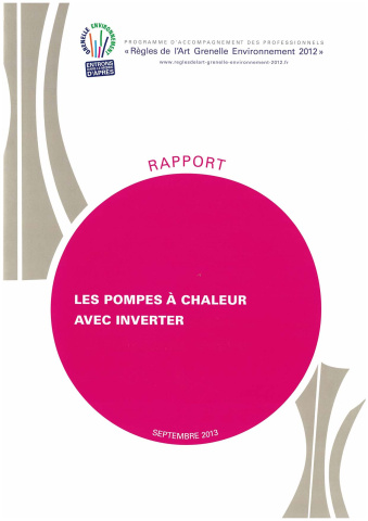 Rapport Les pompes a chaleur avec inverter