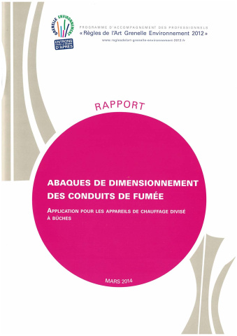 Rapport Abaques de dimensionnement des conduits de fumée